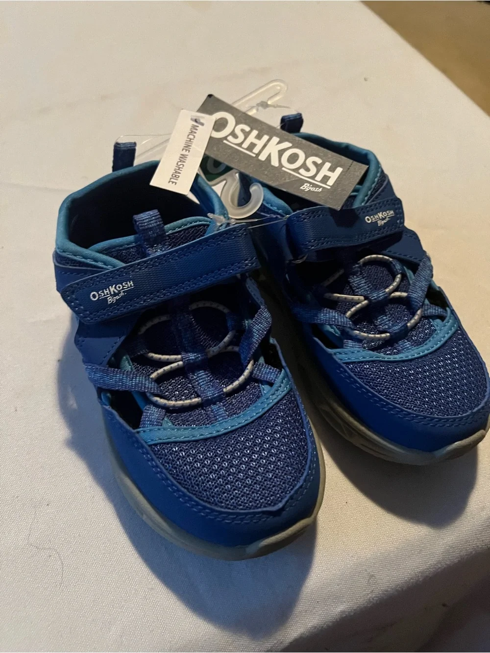 OshKosh B'gosh Navy and Teal Kids Athletic Sneakers